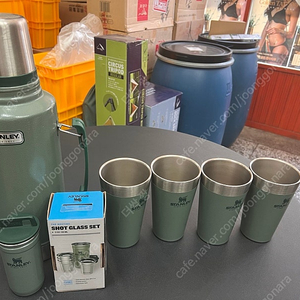 스탠리 보온병 & 473ML 4개 & 숏잔 3개