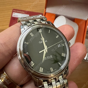 (폴리싱 완 보증서ㅇ)오메가 드빌 34.5mm 로만 인덱스 쿼츠 검판