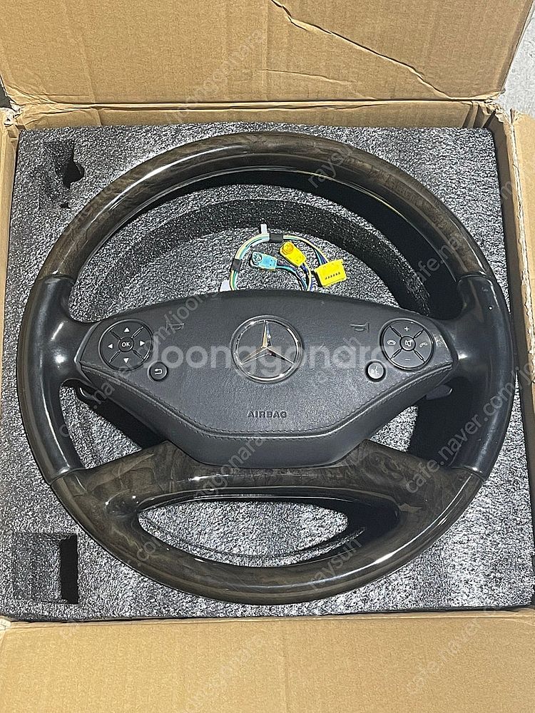 벤츠 s500 w221 후기형 스티어링휠 핸들--0