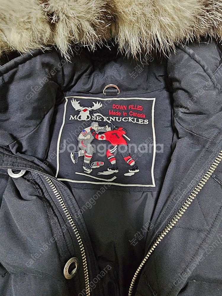 무스너클 쓰리쿼터 남성 패딩 점퍼M 사이즈(MK2228...--3