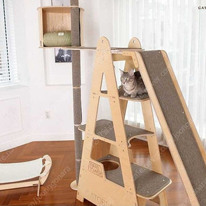 [새상품] 고양이 캣타워 가또블랑코 원목 캣타워 에펠타워 캣폴