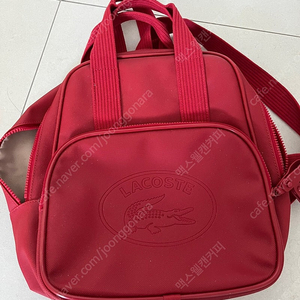 라코스테 Lacoste 보조 가방 레드 컬러 팝니다.