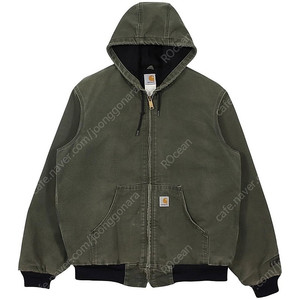 [M] 2003 Carhartt J131 GRN Duck Active Jacket Thermal Lined 칼하트 그린 덕 액티브 자켓 써멀 안감 빈티지