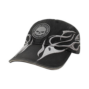 2009 Harley Davidson Skull Flame Cap 할리데이비슨 스컬 플레임 볼캡 모자
