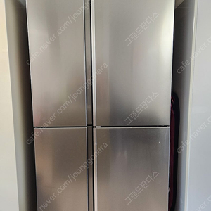 삼성 4도어 메탈, 냉장실 푸드쇼케이스 820L