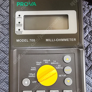 Prova Model 700 밀리옴미터 측정기 팝니다
