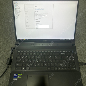 msi m16 b13vf rtx4060 ram 64GB 1TB 게이밍 노트북 판매합니다.