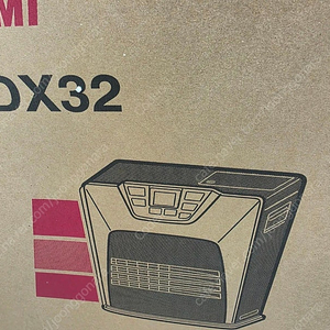 토요토미 LC-DX32 팬히터 블랙 미사용