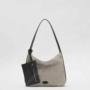 로서울 Mini pulpy hobo bag Jute black 미니백