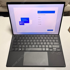2025 asus z13 rog flow ai max+ 395 32gb 1tb 팝니다.