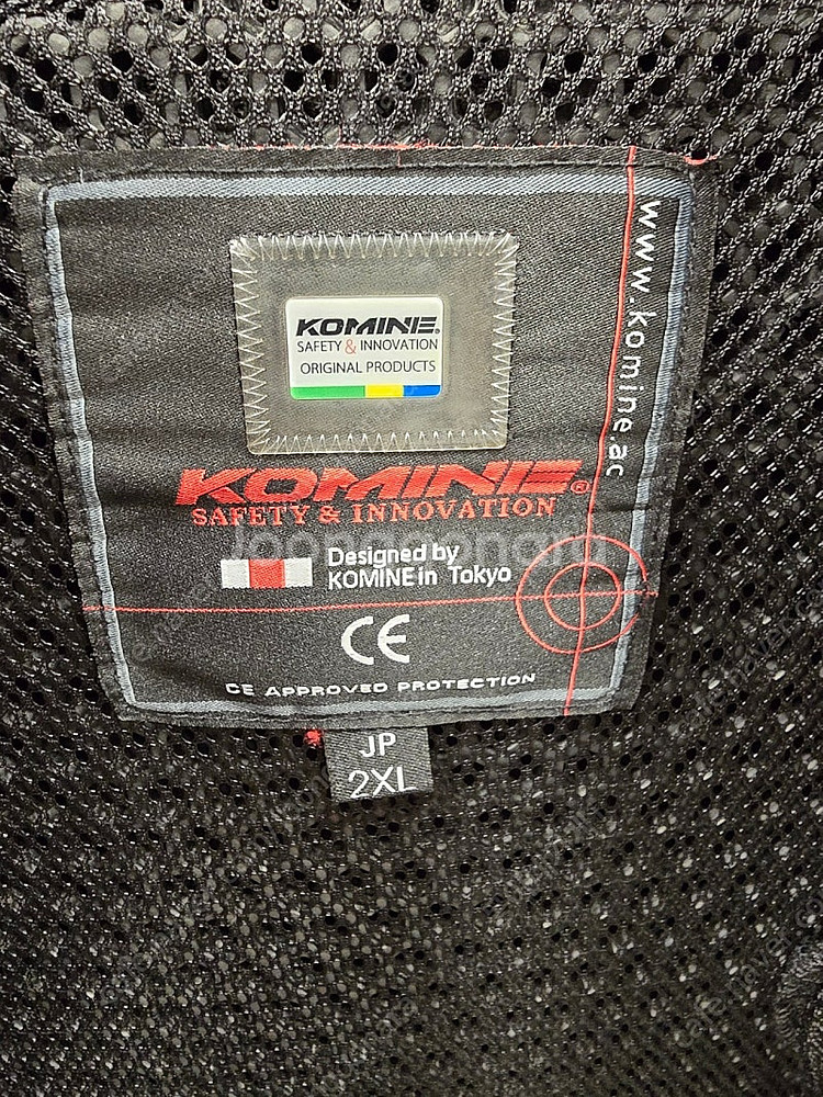 코미네 JK119 풀메쉬 라이더자켓 2XL--7