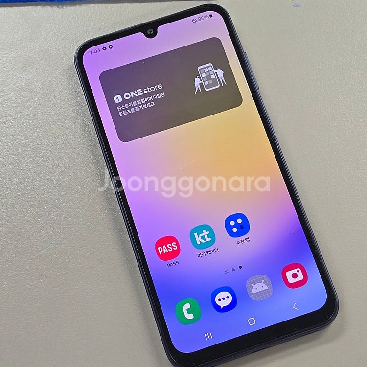 갤럭시 A25 블루블랙 128기가 24년 6월개통 미파...--2