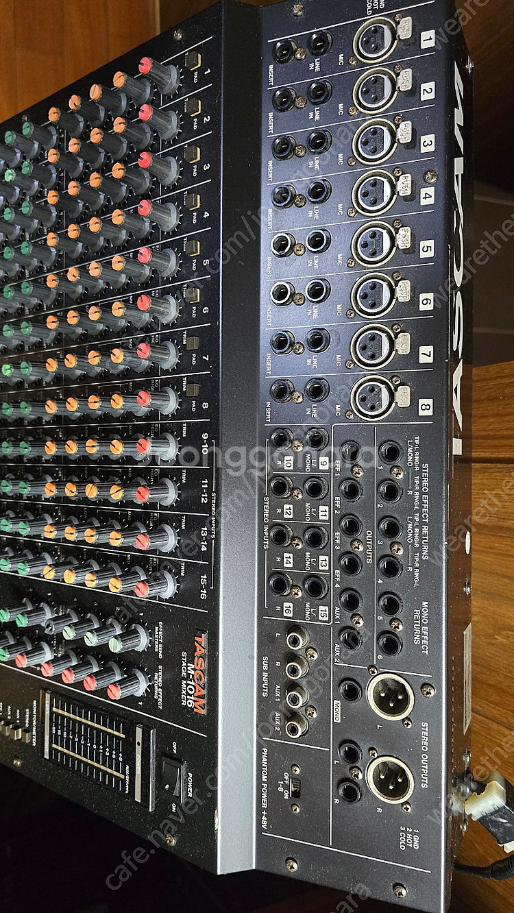 tascam m-1016 16채널 아날로그 믹서--1