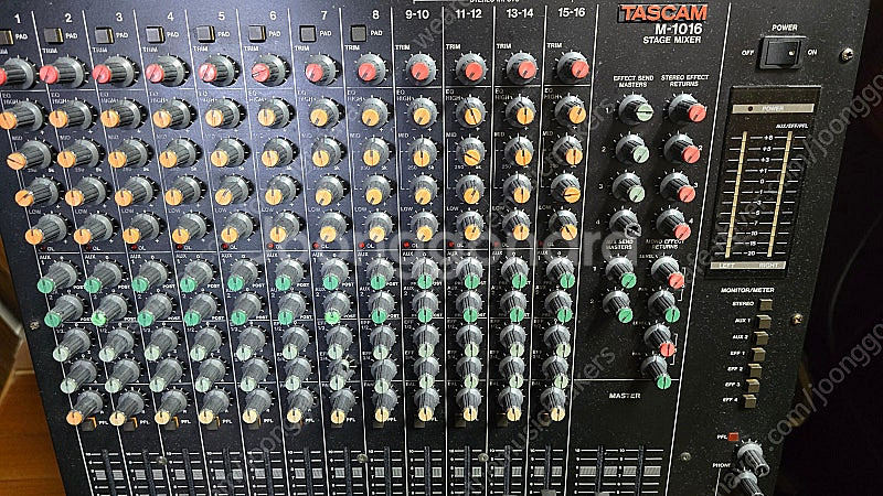 tascam m-1016 16채널 아날로그 믹서--2