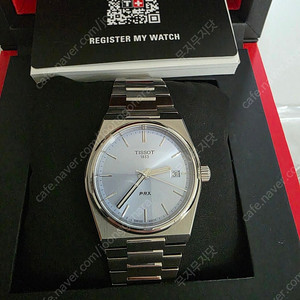 티쏘 PRX 쿼츠 35mm 라이트 블루 25년4월 19