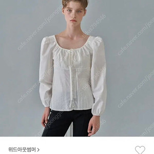 위드아웃썸머 몬타나 블라우스