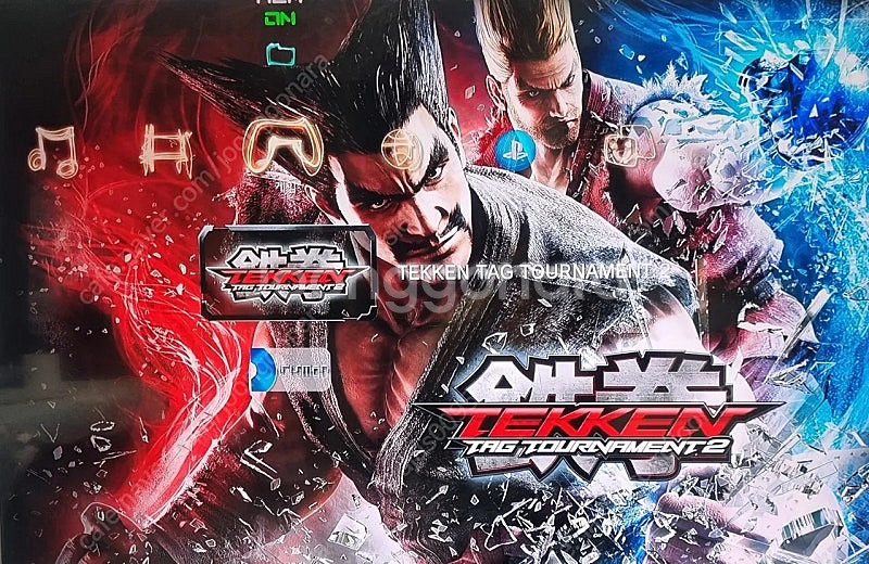 PS3 슈퍼슬림(게임400종류)+레이싱휠/거치대 세트+...--2