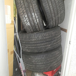 bmw x7 컨티넨탈 순정런플렛 별마크 타이어 275/40/22 315/35/22 2000km주행 트레이드 95프로이상