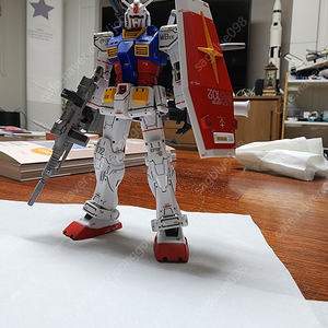 hg 디오리진 퍼스트건담 메탈관절 풀도색