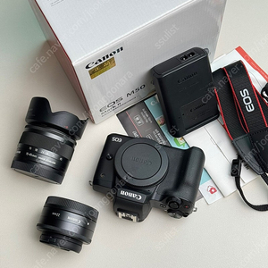 캐논 M50 mark2 , 15-45mm , 22mm STM , 32.4 , M100 , 55-200mm STM