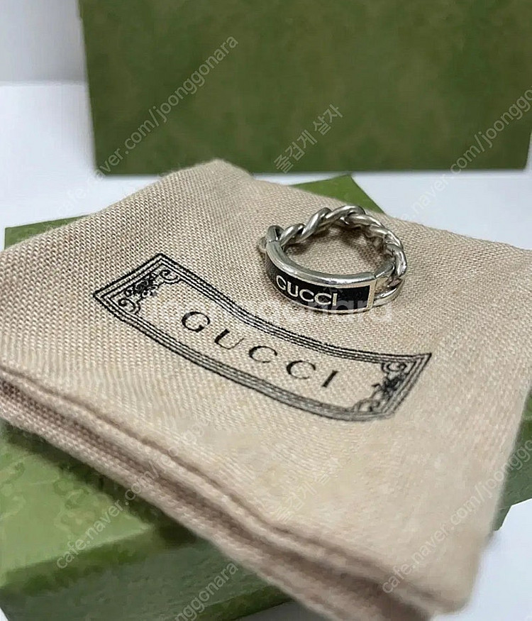 구찌 남성 블랙 반지 21호 gucci--0