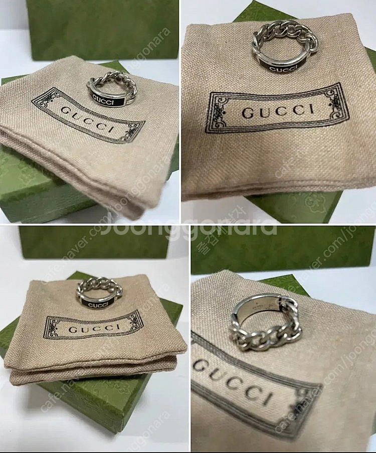 구찌 남성 블랙 반지 21호 gucci--1