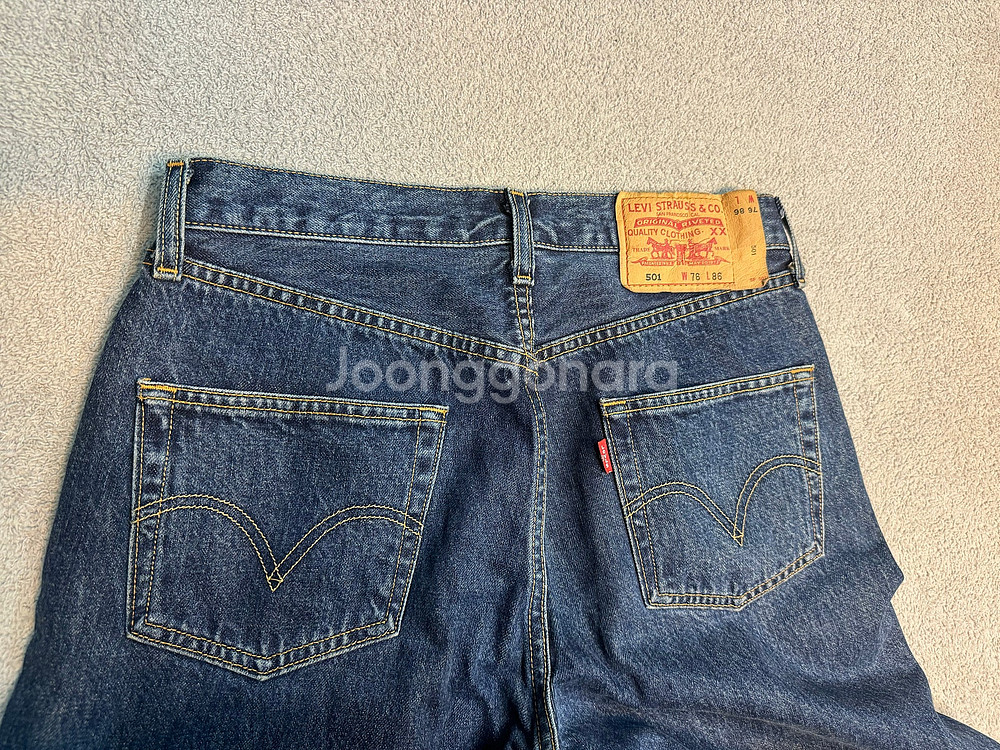 30 / 76 리바이스 501 진청데님 청바지--6