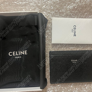 셀린느 카드지갑 블랙 정품 새상품