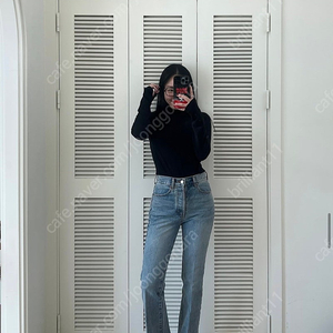 매니모어몽 MMM jeans 시그니처 플레어팬츠 연청 xs