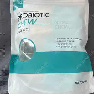 닥터바이 유산균츄 강아지껌 간식 장 건강 치석 덴탈껌 130g, 2개