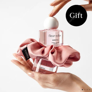 센티카 글로시 헤어 오일 에센스 60ml+실크 스크런치 판매합니다!