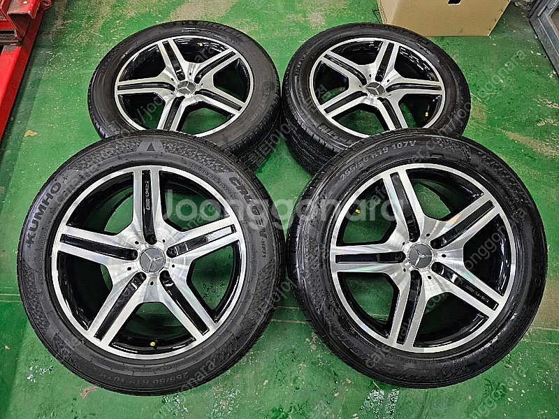 벤츠 ML350 19인치 AMG 정품 휠타이어셋. 25...--0