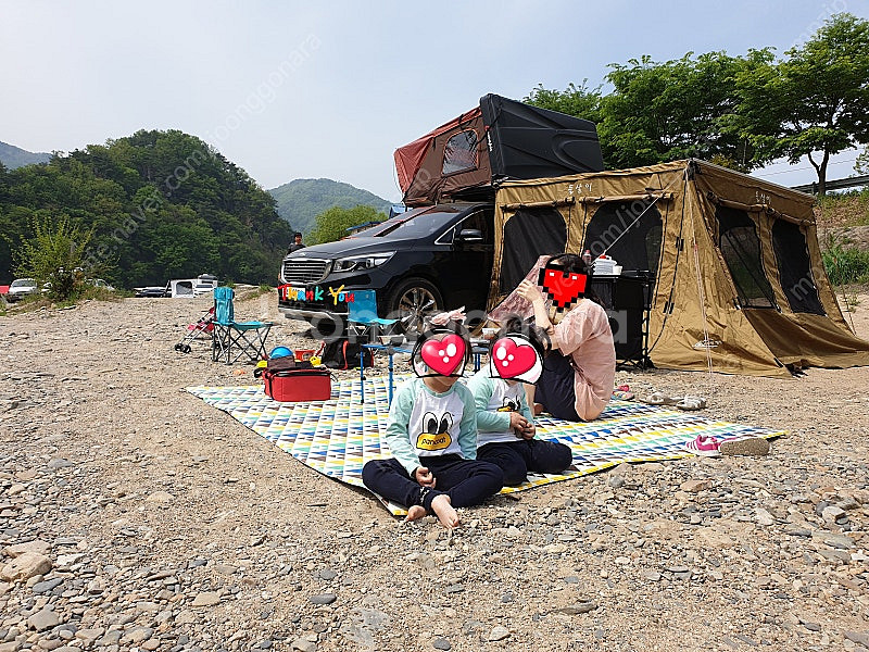 캔버피아 하드탑텐트 + 비타민캠핑 들살이어닝룸 텐트--8