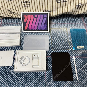 아이패드 미니 6 WIFI 64GB 퍼플 + 애플펜슬 팝니다.