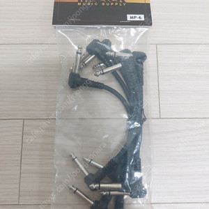 뮤즈텍 Muztek MP-6 기타 이펙터 패치 케이블 미개봉 새제품