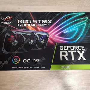 ASUS RTX3080 스트릭스 팝니다(천안 직거래)