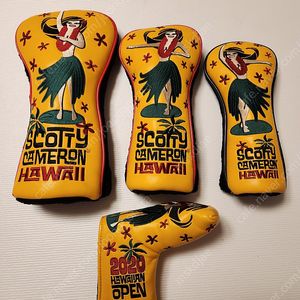 스카티카메론 하와이안 커버 셋트( 드라이버,우드,유틸, 퍼터 )