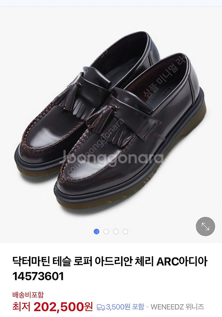 닥터마틴 아드리안 테슬 로퍼 uk7 260mm--6