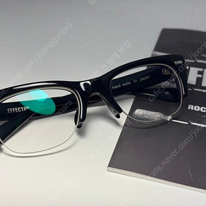 이펙터 effector 일본 하우스 브랜드 반무테 하프림 안경 0236
