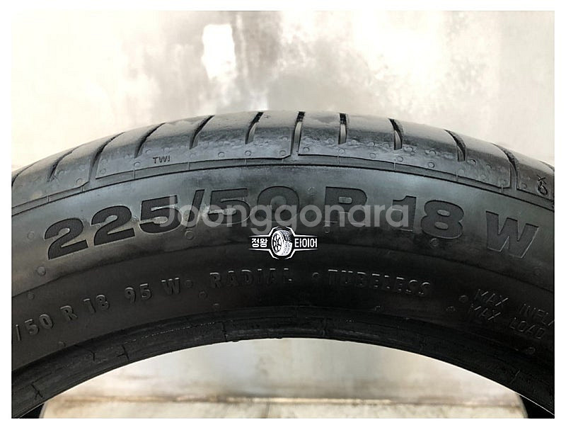 중고타이어 콘티넨탈 콘티스포츠콘택트5 225/50R18...--6