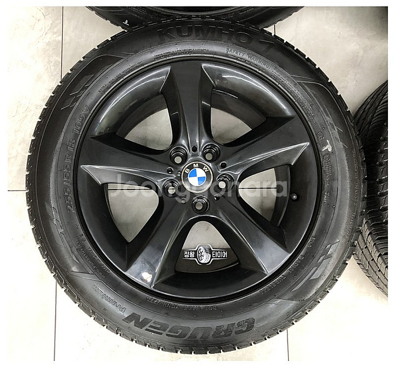 BMW X5 F바디 18인치 흠집없는 블랙 휠타이어 2...--4