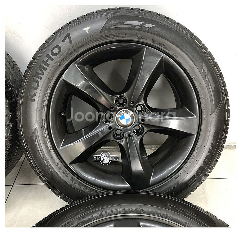 BMW X5 F바디 18인치 흠집없는 블랙 휠타이어 2...--5