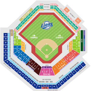 삼성라이온즈 VS LG트윈스 5/10 토요일 14시 양도 3루 외야지정석 2,3,4,6,8연석 양도