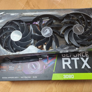 기가바이트 AORUS 지포스 RTX 3080 MASTER 어로스 마스터