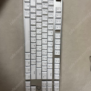 다얼유 EK820 87키 화이트 기계식 키보드
