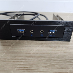 컴퓨터 케이스 cd롬 대체 usb 포트 전면 이어폰 마이크 포트