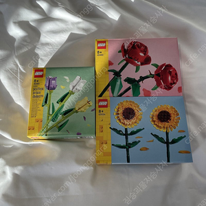 레고 40460 장미, 40461 튤립, 40524 해바라기