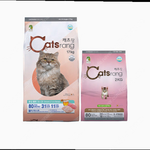 캐츠랑전연령17kg 캐츠랑키튼 2키로 구성 입니다