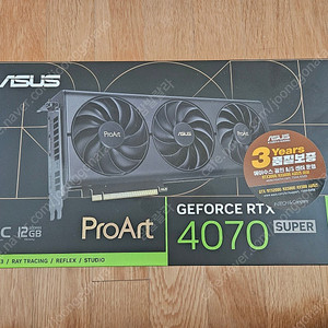 ASUS RTX 4070 SUPER ProArt 팝니다(보증 4년)