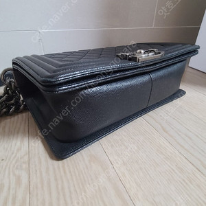 샤넬 미듐 캐비어 보이백